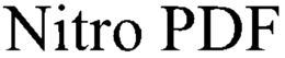 NITRO PDF trademark