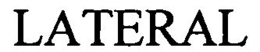 LATERAL trademark