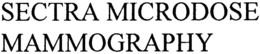 SECTRA MICRODOSE MAMMOGRAPHY trademark