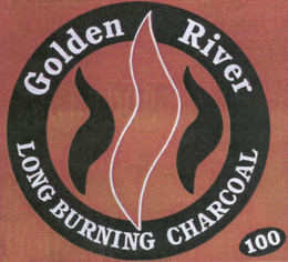 GOLDEN RIVER LONG BURNING CHARCOAL trademark