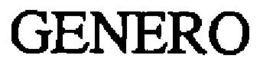 GENERO trademark