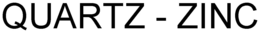 QUARTZ - ZINC trademark