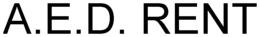 A.E.D. RENT trademark