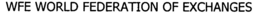 WFE WORLD FEDERATION OF EXCHANGES trademark