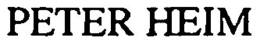 PETER HEIM trademark