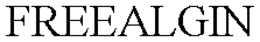 FREEALGIN trademark