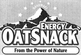 ENERGY OATSNACK FROM THE POWER OF NATURE HANDMADE trademark