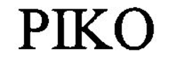 PIKO trademark