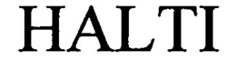 HALTI trademark