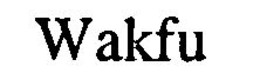 WAKFU trademark