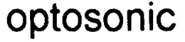 OPTOSONIC trademark