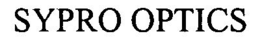 SYPRO OPTICS trademark