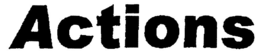 ACTIONS trademark