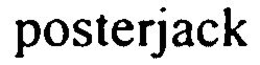 POSTERJACK trademark