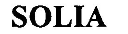 SOLIA trademark