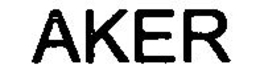 AKER trademark
