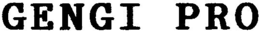 GENGI PRO trademark
