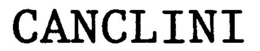 CANCLINI trademark