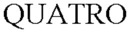QUATRO trademark