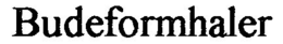 BUDEFORMHALER trademark