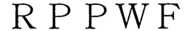 RPPWF trademark