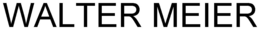 WALTER MEIER trademark