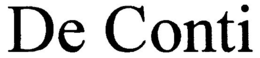 DE CONTI trademark