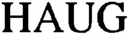 HAUG trademark