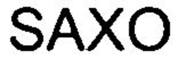 SAXO trademark
