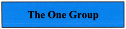 THE ONE GROUP trademark