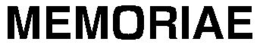 MEMORIAE trademark