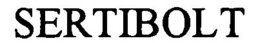 SERTIBOLT trademark
