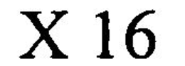 X 16 trademark