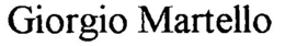 GIORGIO MARTELLO trademark