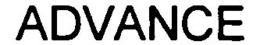 ADVANCE trademark