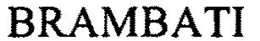 BRAMBATI trademark