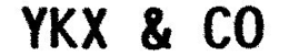 YKX & CO trademark