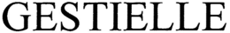 GESTIELLE trademark