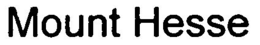 MOUNT HESSE trademark