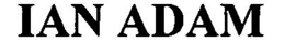 IAN ADAM trademark