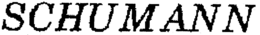 SCHUMANN trademark