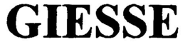 GIESSE trademark