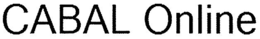 CABAL ONLINE trademark
