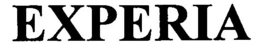 EXPERIA trademark