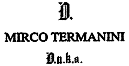 D. MIRCO TERMANINI D.U.K.A. trademark