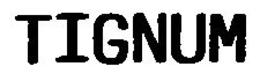 TIGNUM trademark