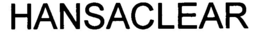 HANSACLEAR trademark