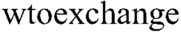 WTOEXCHANGE trademark