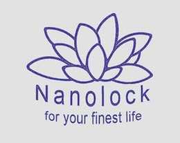 NANOLOCK FOR YOUR FINEST LIFE trademark