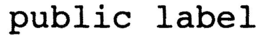 PUBLIC LABEL trademark